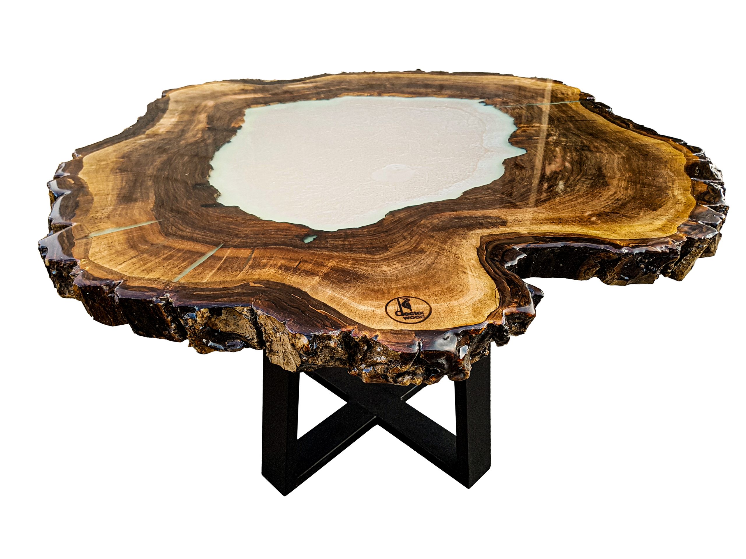 تولید انواع میز های ترکیبی چوب و رزین اپوکسی