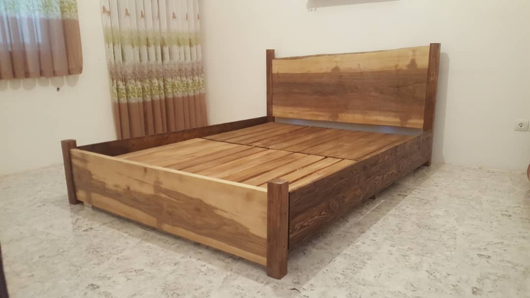 تولید انواع تخت خواب چوبی 